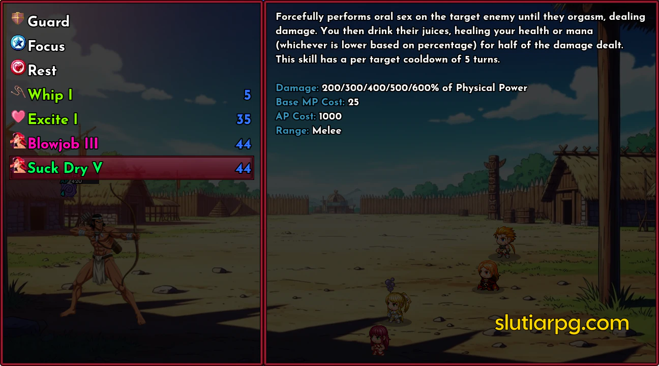 Slutia Adult Dungeon Crawler RPG - Screenshot 10 of 22